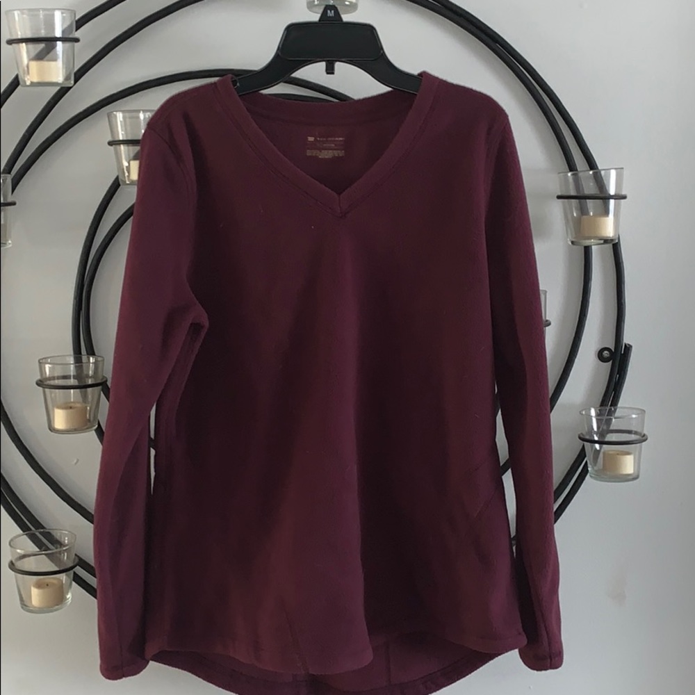 Purple fleece Tek Gear long sleeved shirt size M